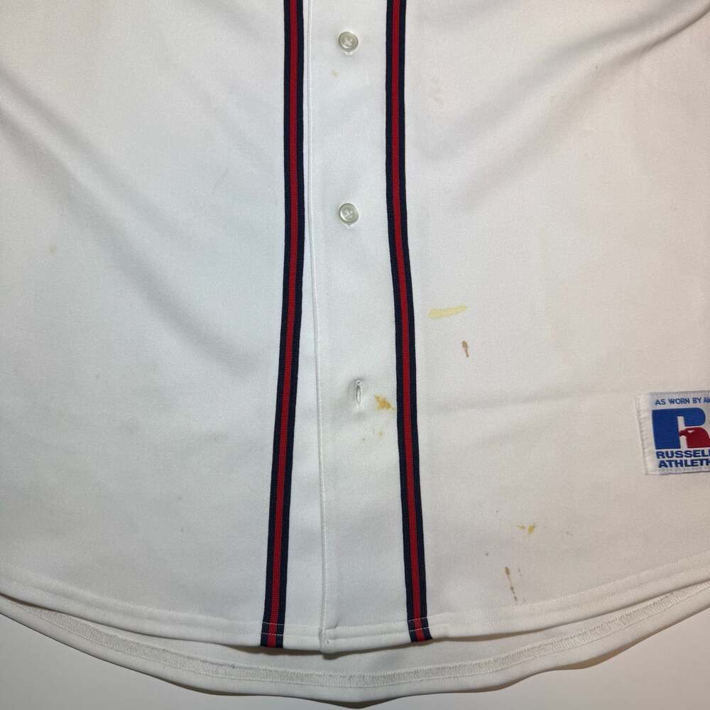 Vintage 90s Atlanta Braves Russell Athletic Home Baseball Jersey Size XL - Picture 9 of 11